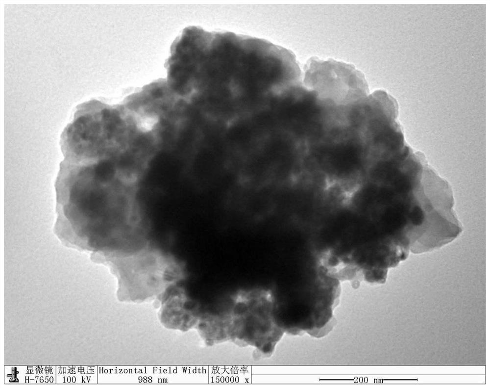 Method for preparing conjugated microporous polymer TiO2 composite nano antibacterial agent by in-situ method