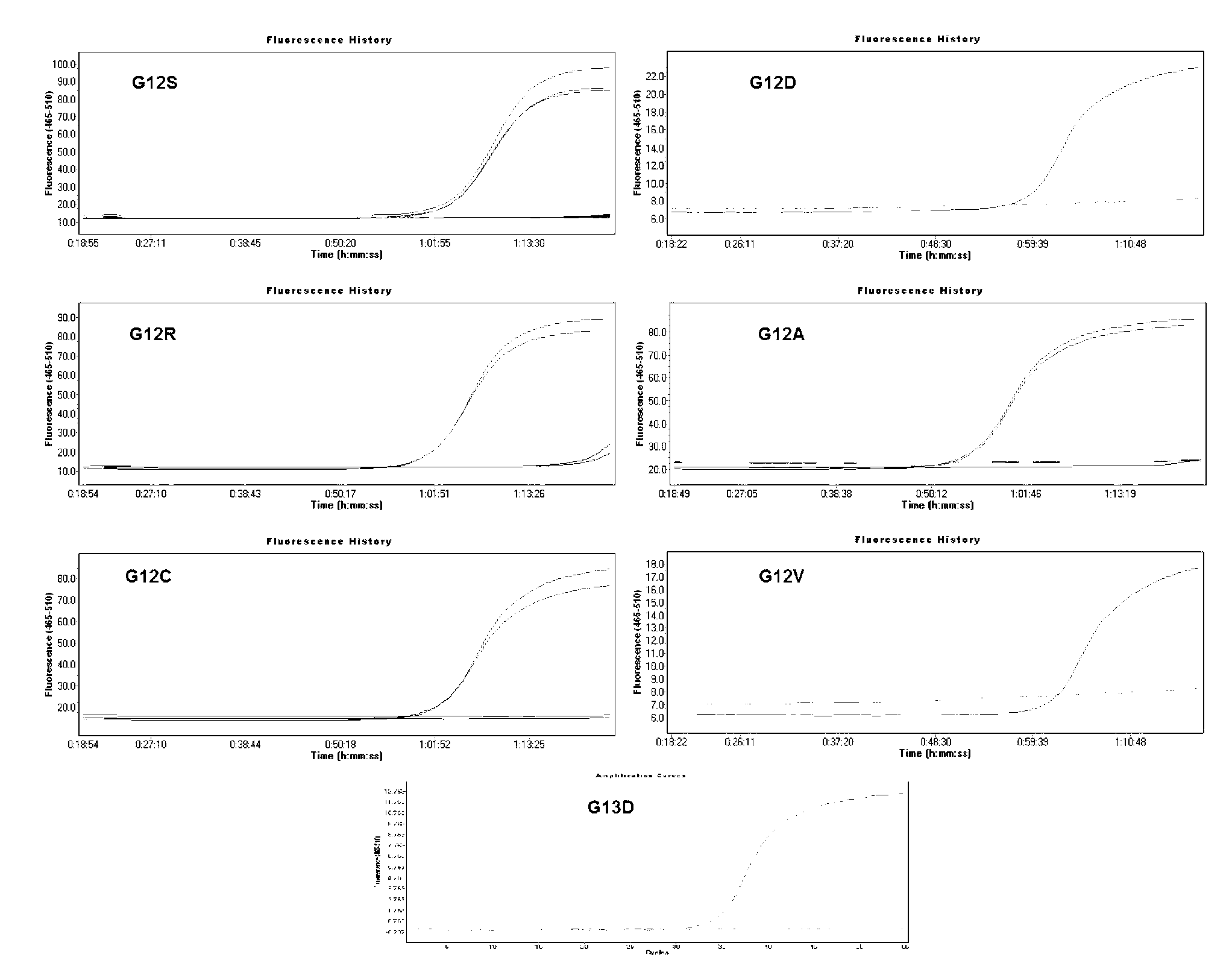 Method for performing in-vitro accurate test on KRAS gene mutation