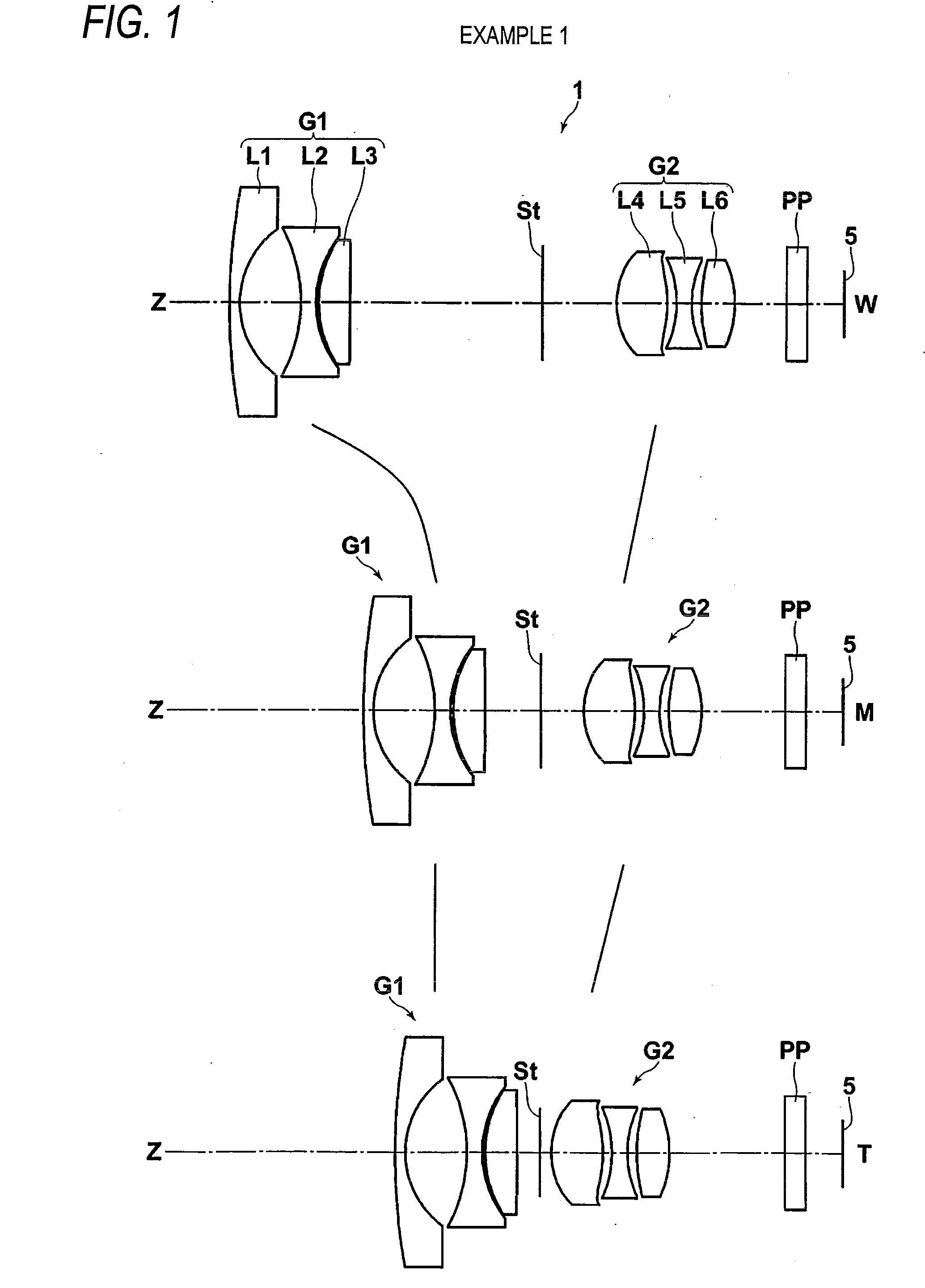 Variable power optical system and imaging device