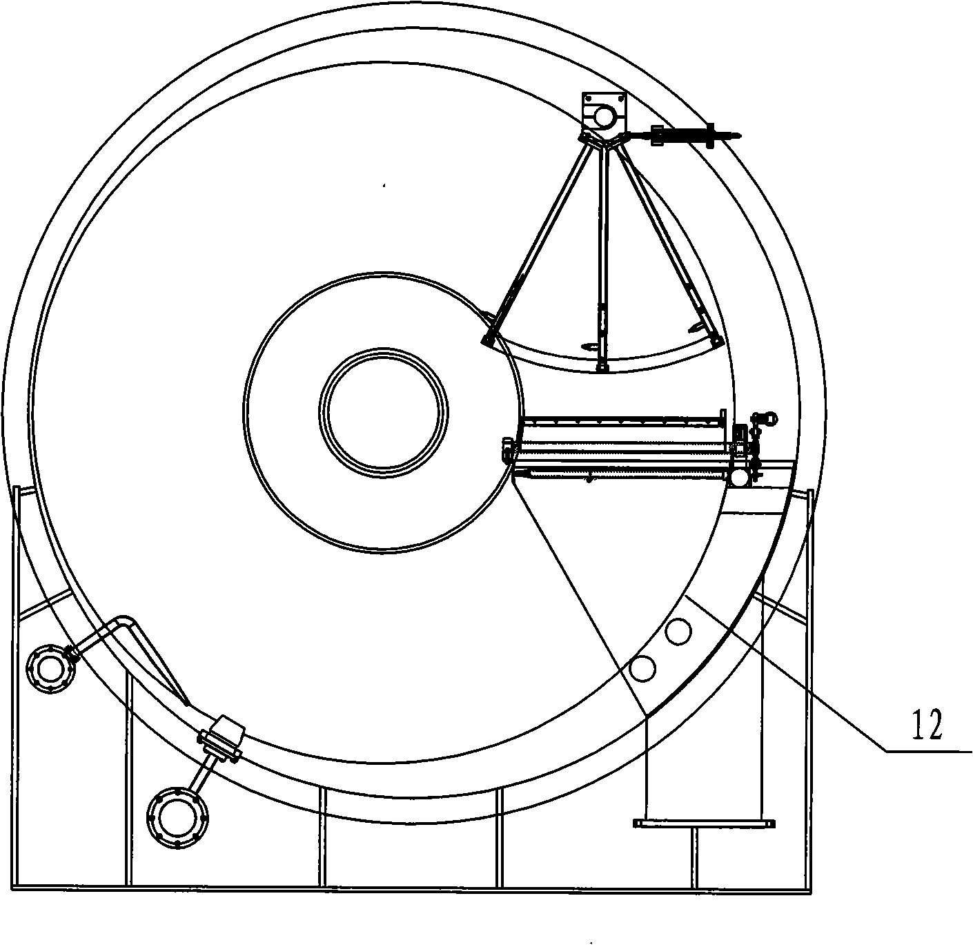 Pressure disc type filter