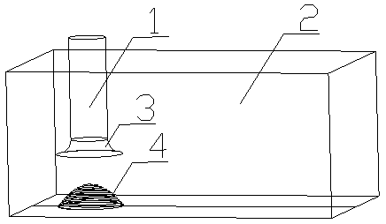 Water inlet structure vortex control device based on fermat's spiral