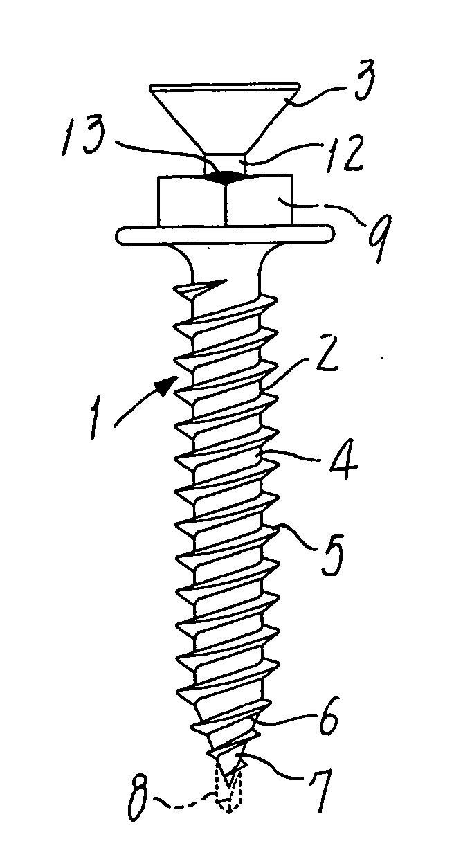 Self-drilling screw for use with steel sheets