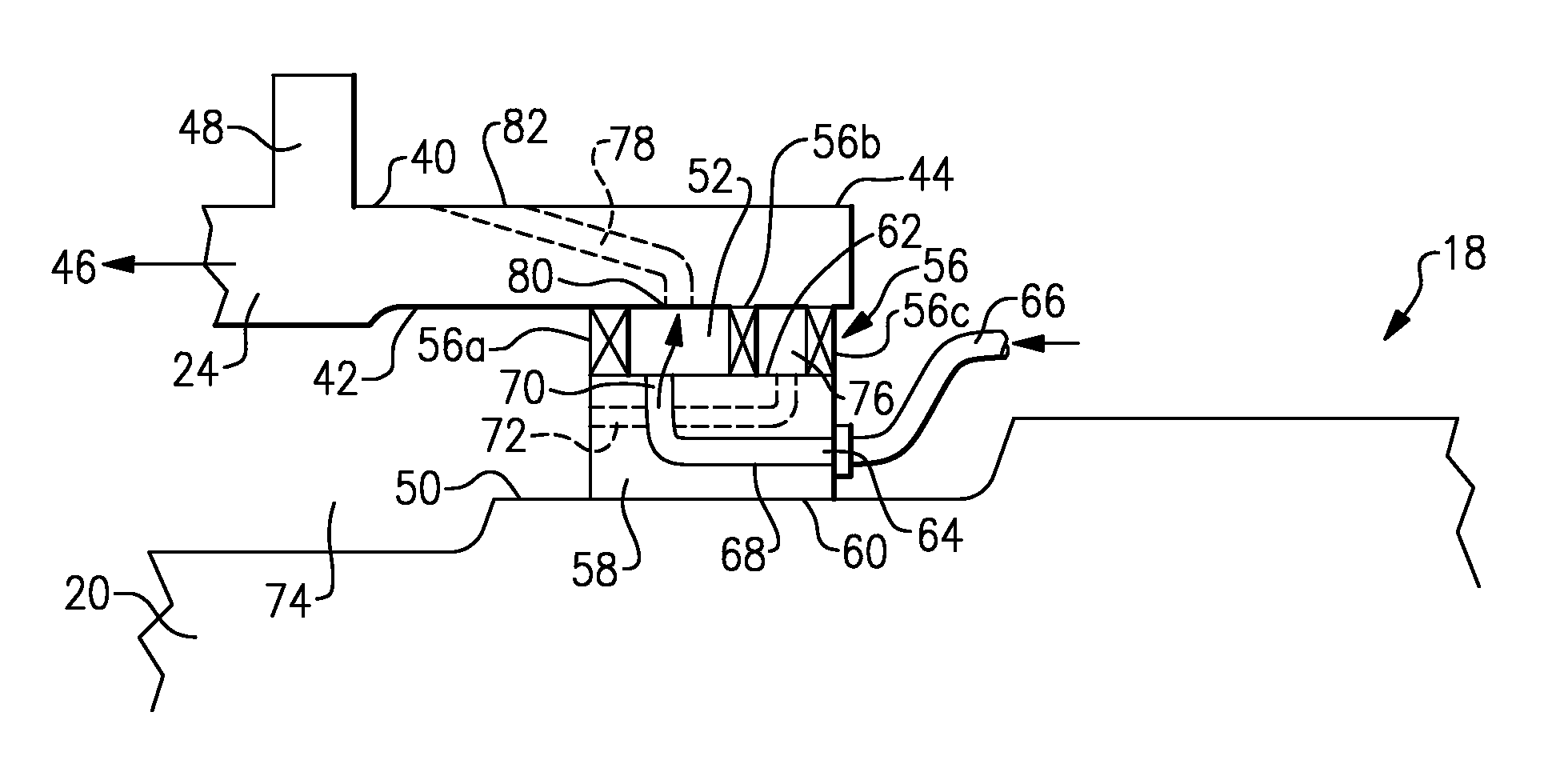 Tire inflation system with integrated wheel seal