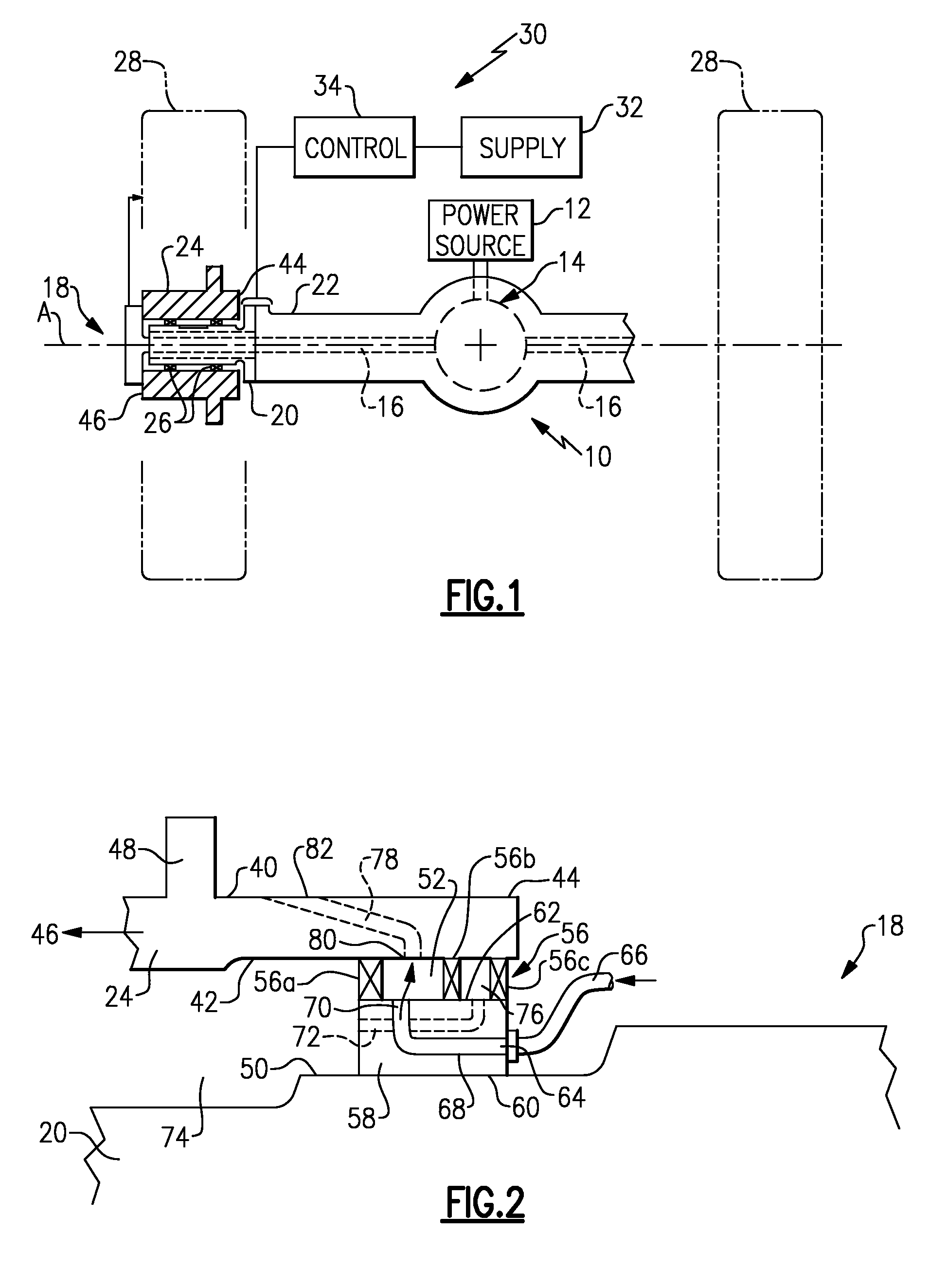 Tire inflation system with integrated wheel seal