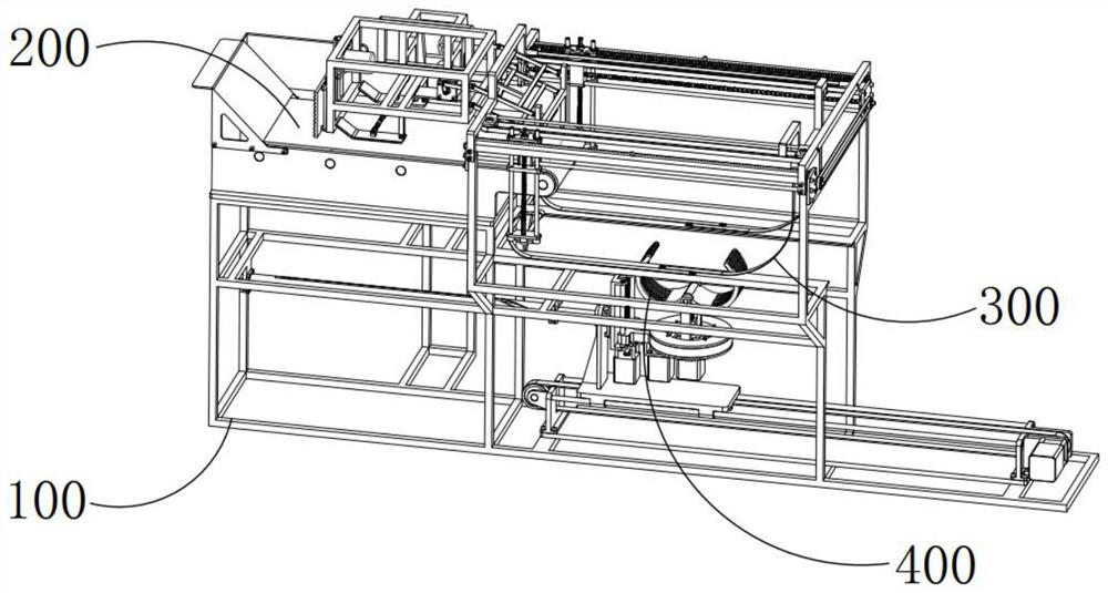 Auxiliary bundling equipment for automatic portioning of vegetables