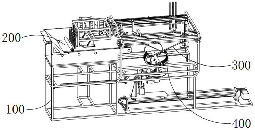 Auxiliary bundling equipment for automatic portioning of vegetables