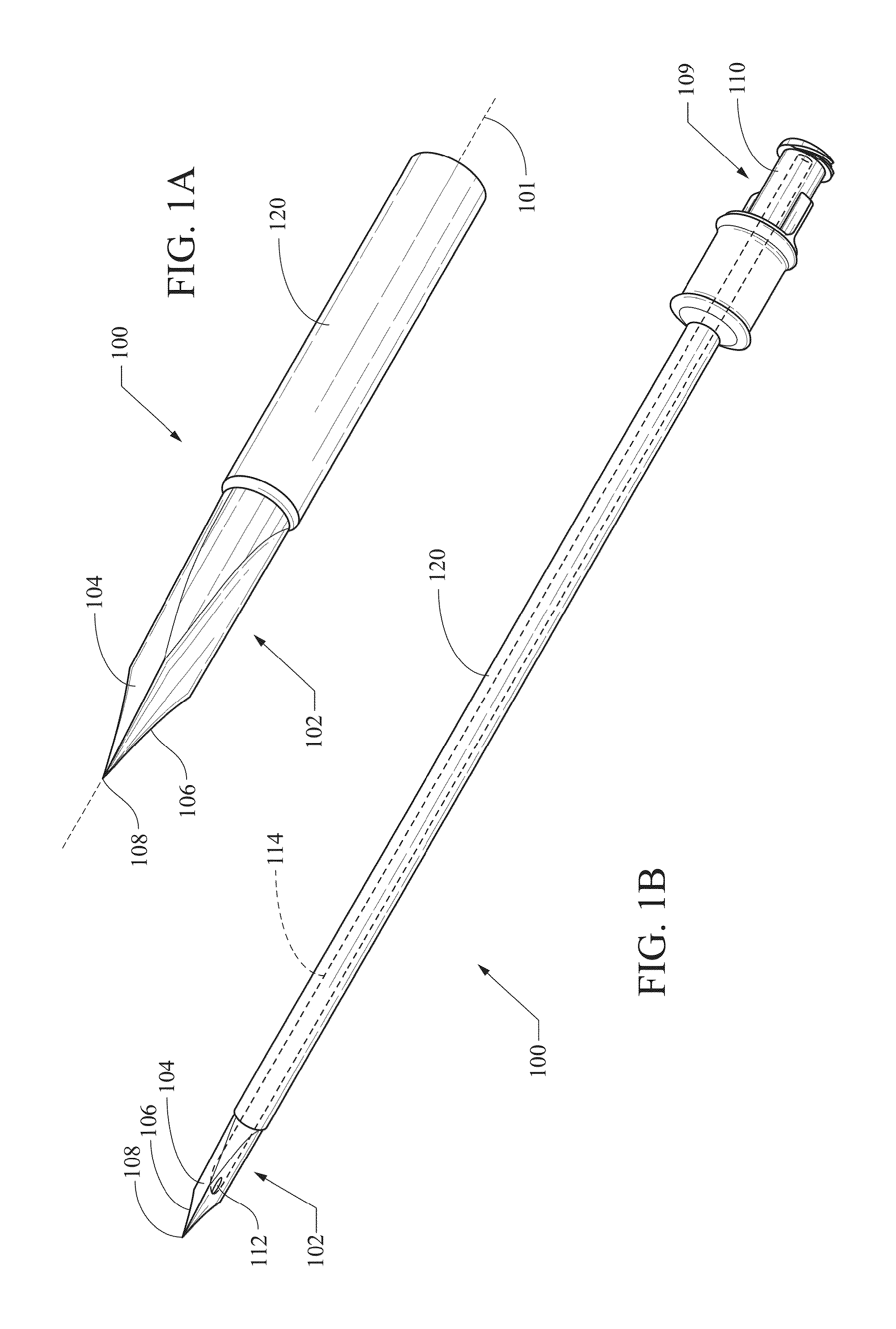 Tri-fluted vascular access needle