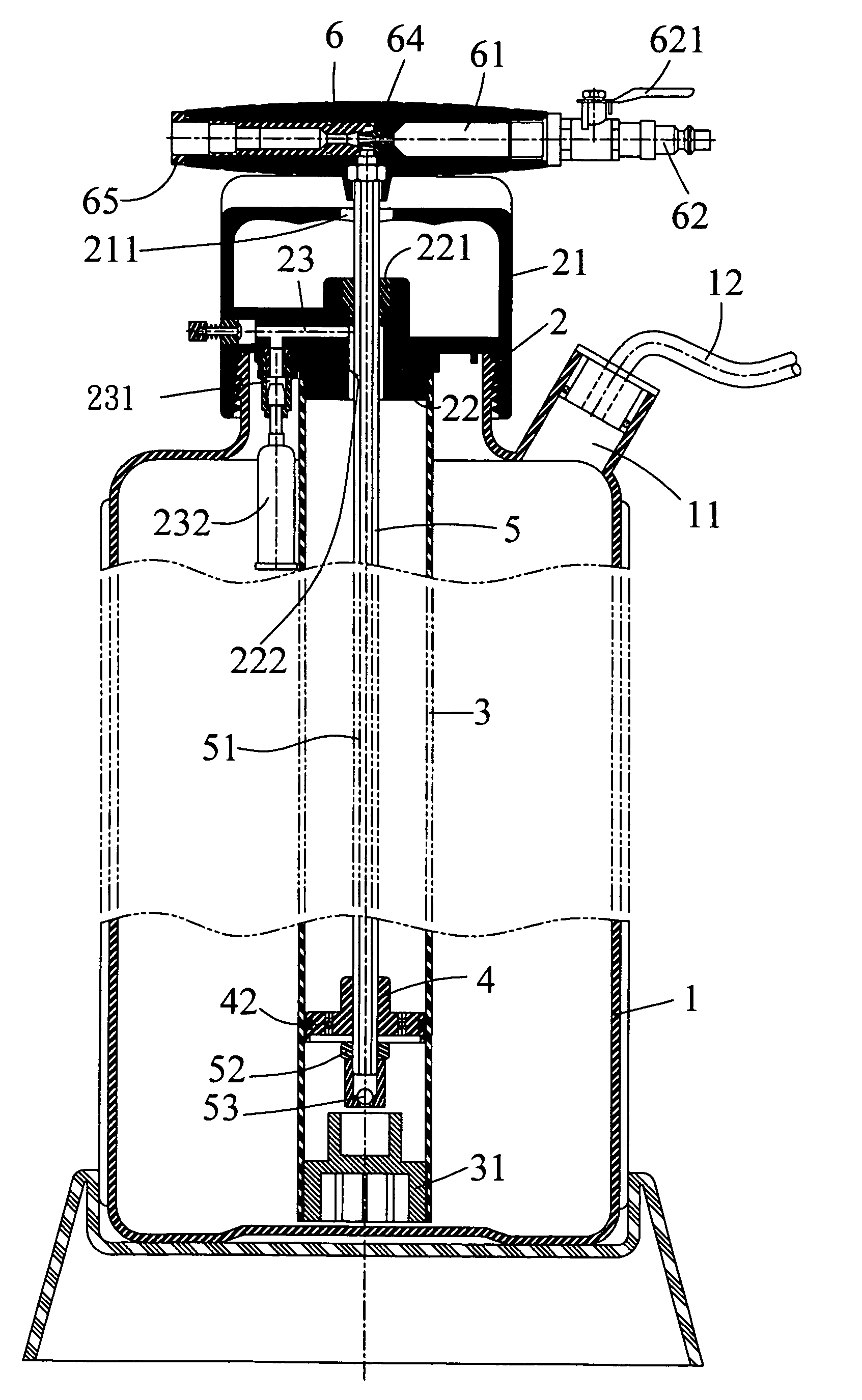 Liquid pumping device