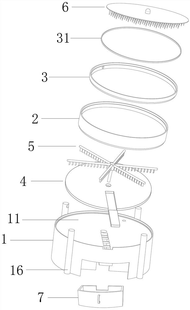 Plasma bean seed treatment device for corona discharge under normal pressure