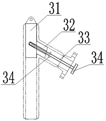 Universal ethylene cracking furnace coil pipe hanging test tool and test method