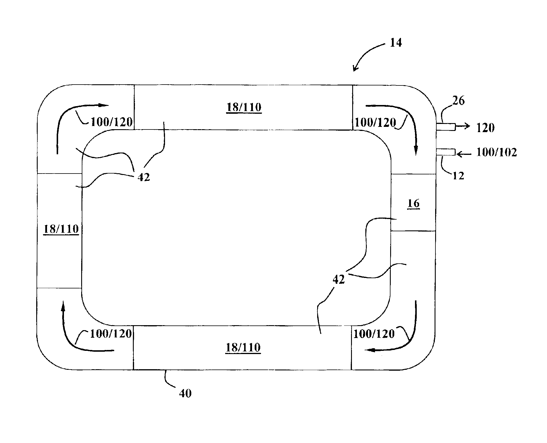Constant concentration delivery device and method for vaporized substances
