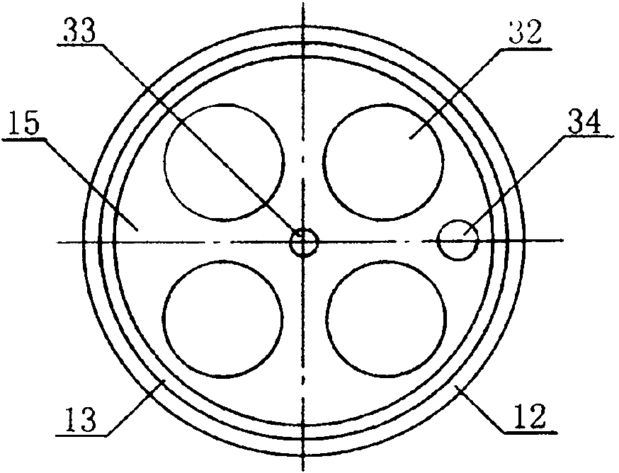 Embedded soil moisture content sensor and application thereof