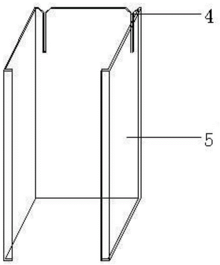 Connecting structure for light steel keel internal parting wall and steel beam