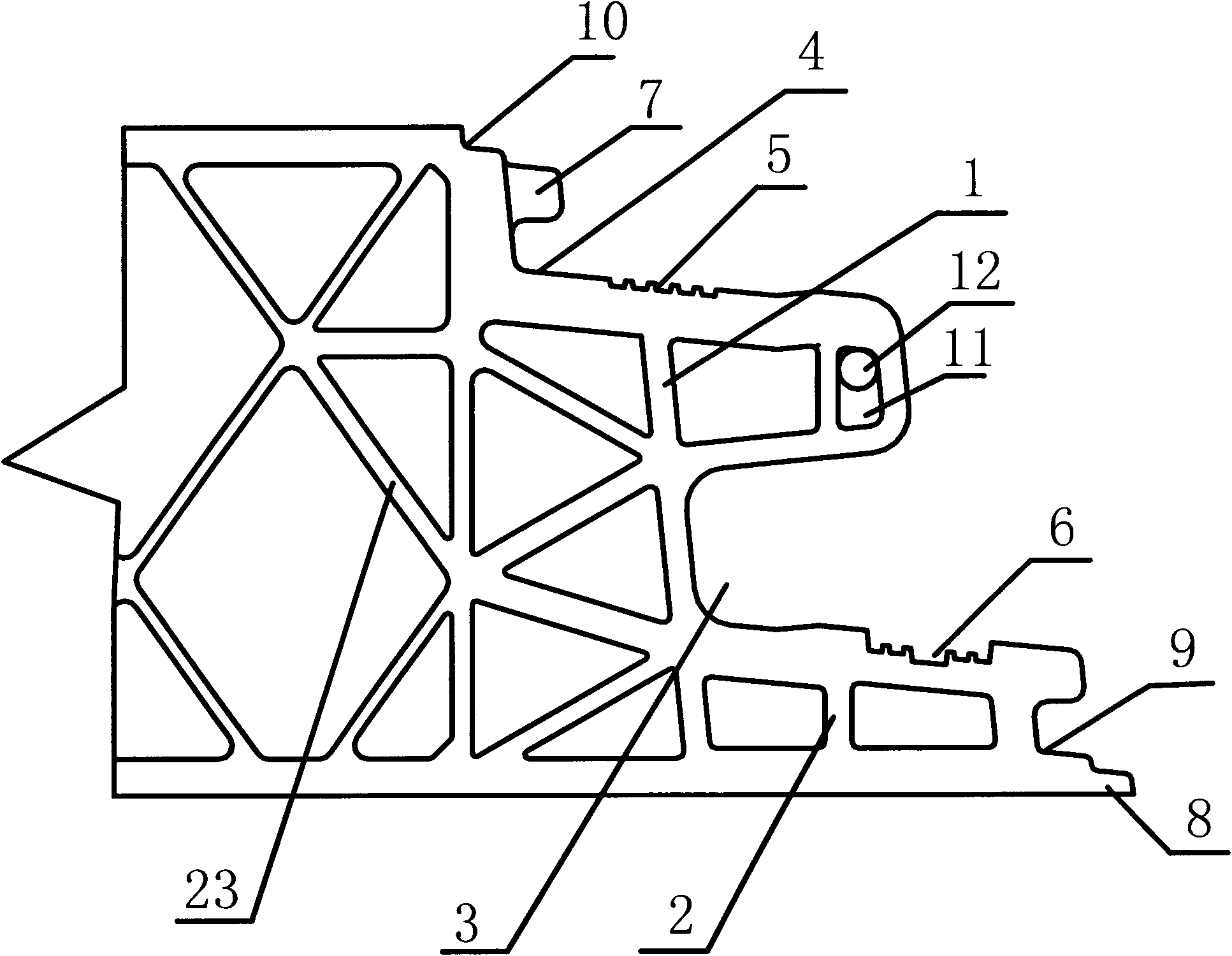 Plastic building template system