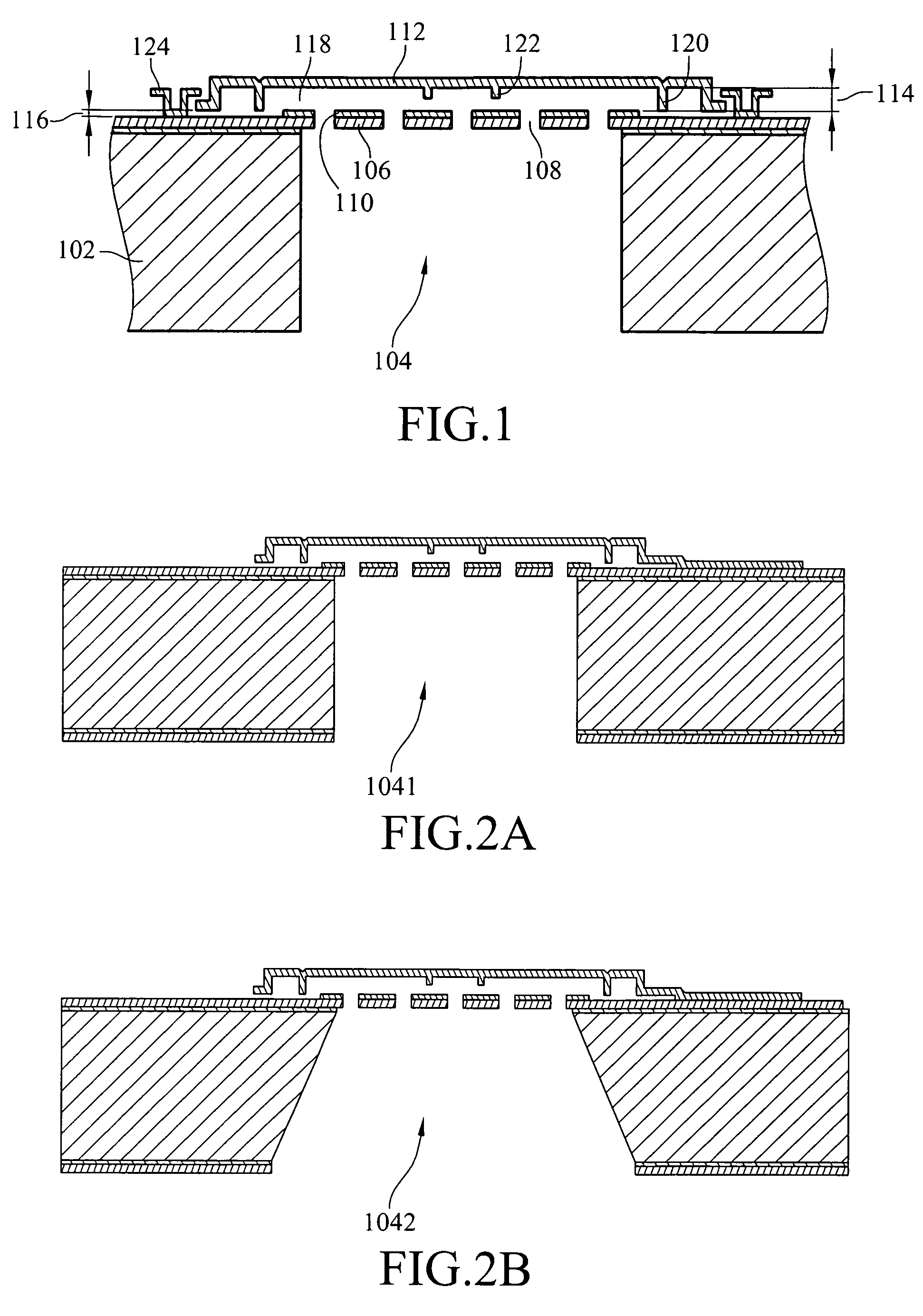 Capacitive microphone and method for making the same