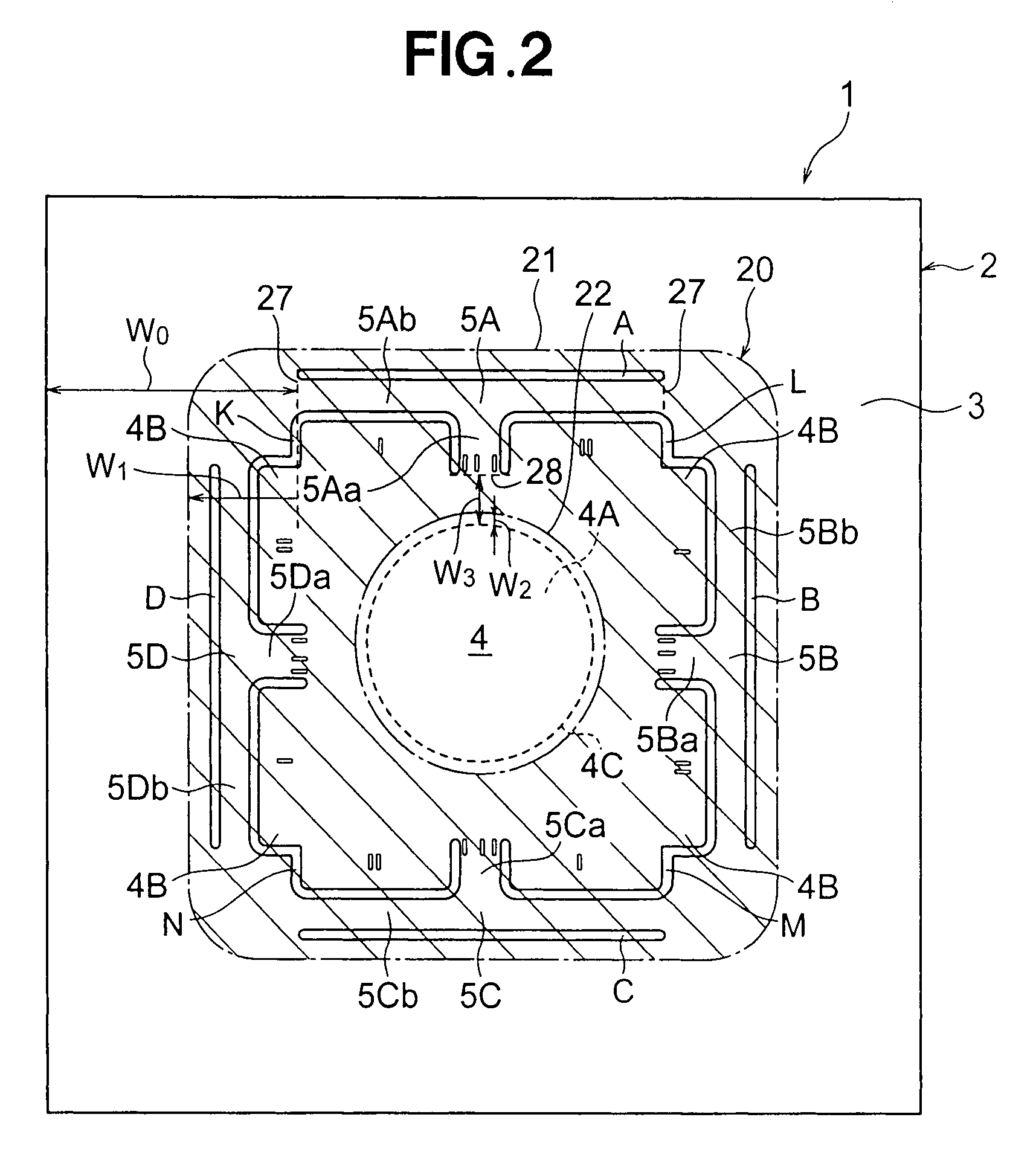 Force sensor chip