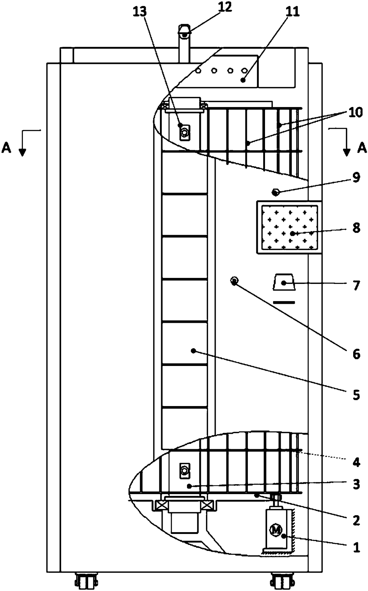 Intelligent key cabinet system, as well as article storing and taking device and system