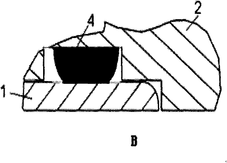 Expansion sleeve joint with double hook shaped thread connection