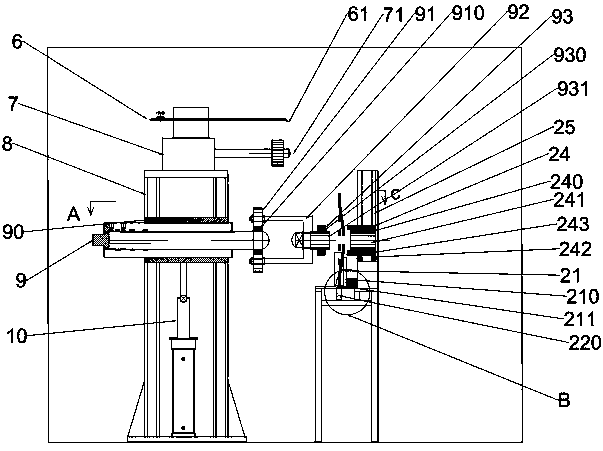 A device for the production and finishing of diaphragm springs