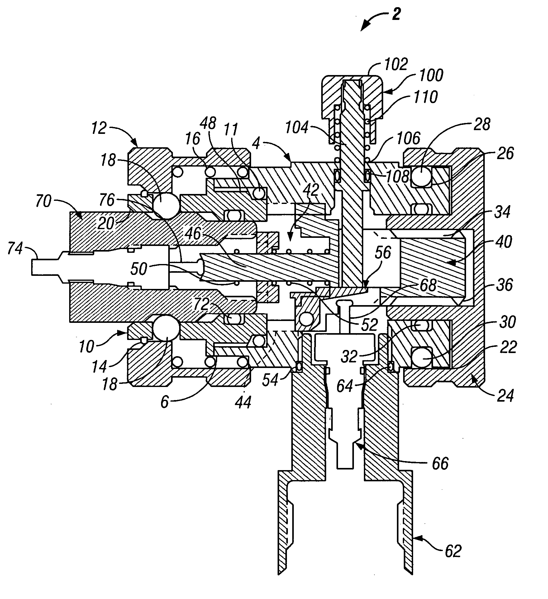 Method and apparatus for servicing a pressurized system