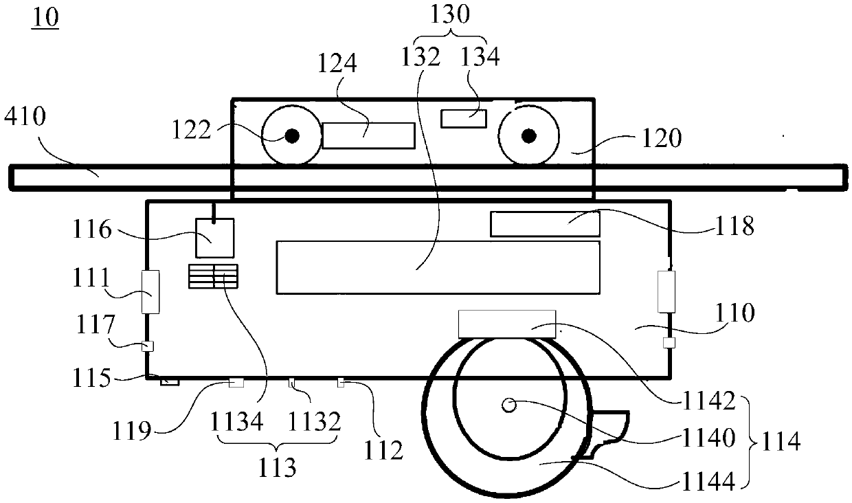 Track inspection robot system