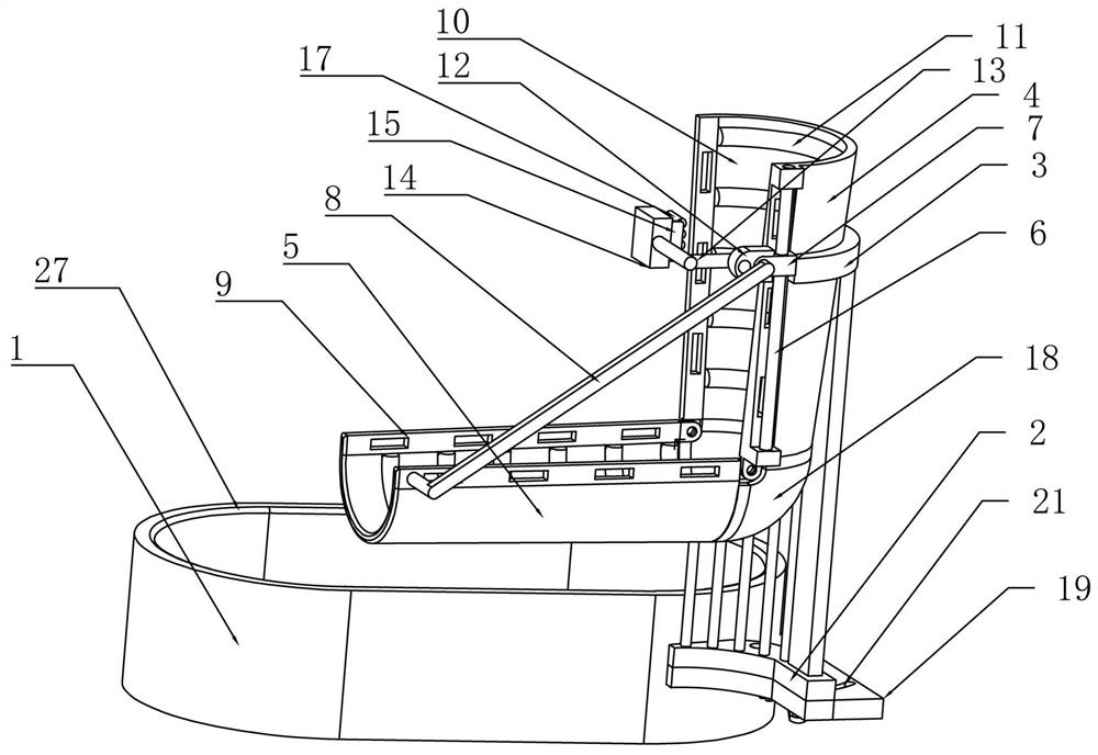 Arm abduction brace for orthopedic patient