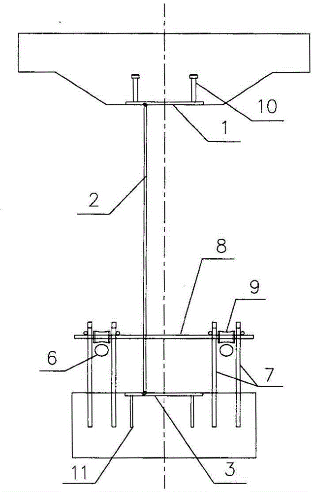 External prestressing corrugated steel web T-shaped beam and construction method