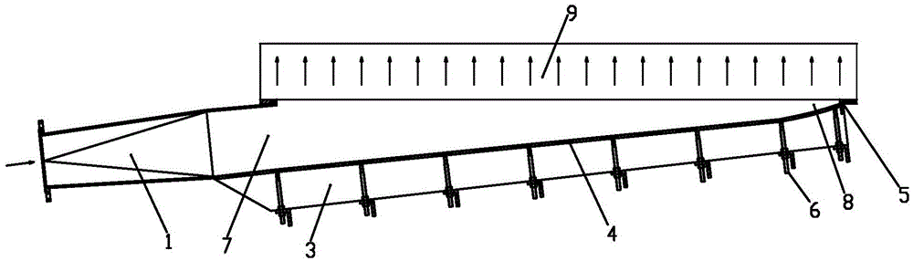 Non-reflux adjustable square cone manifold