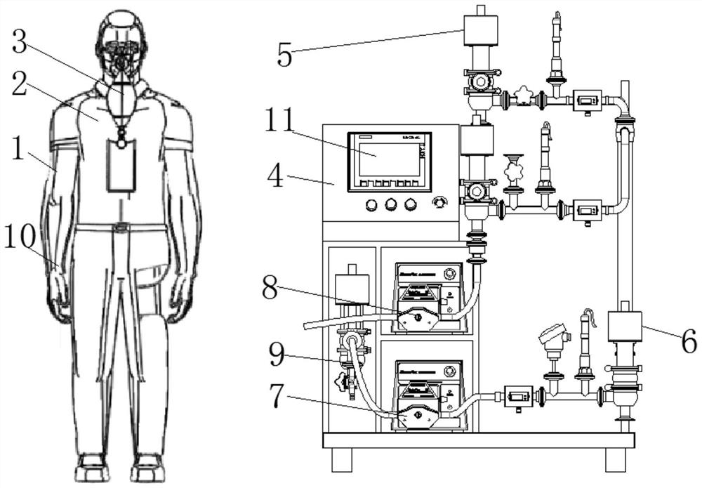 Intelligent breathing training method for critical patient