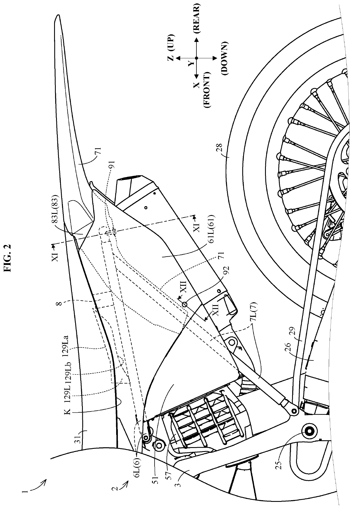 Straddled vehicle