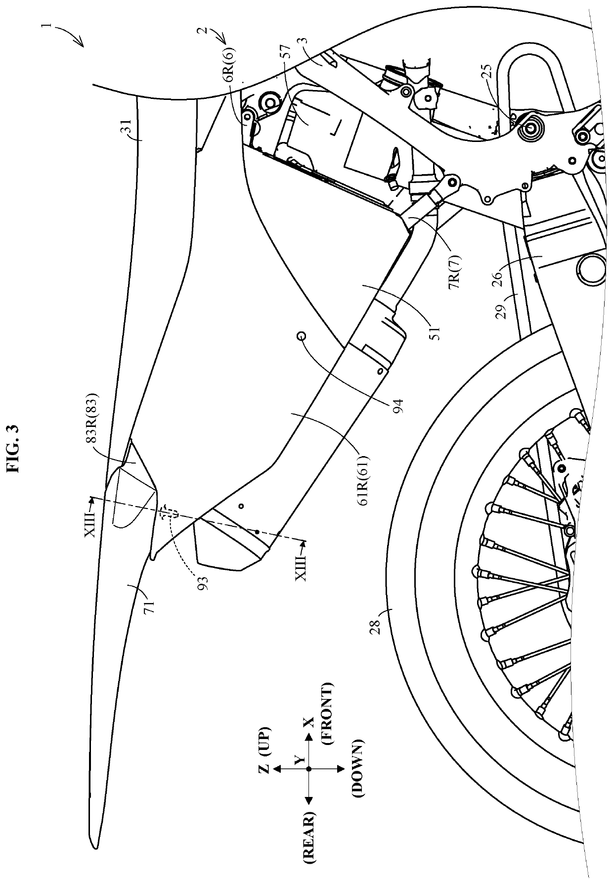 Straddled vehicle