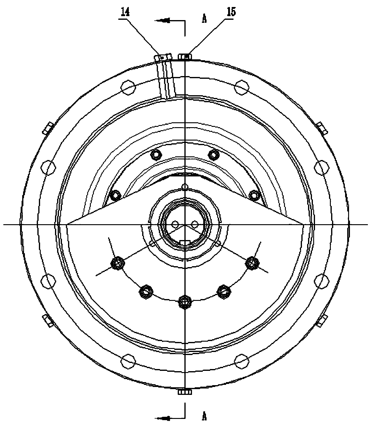 Novel thin oil lubrication flange type vibration exciter