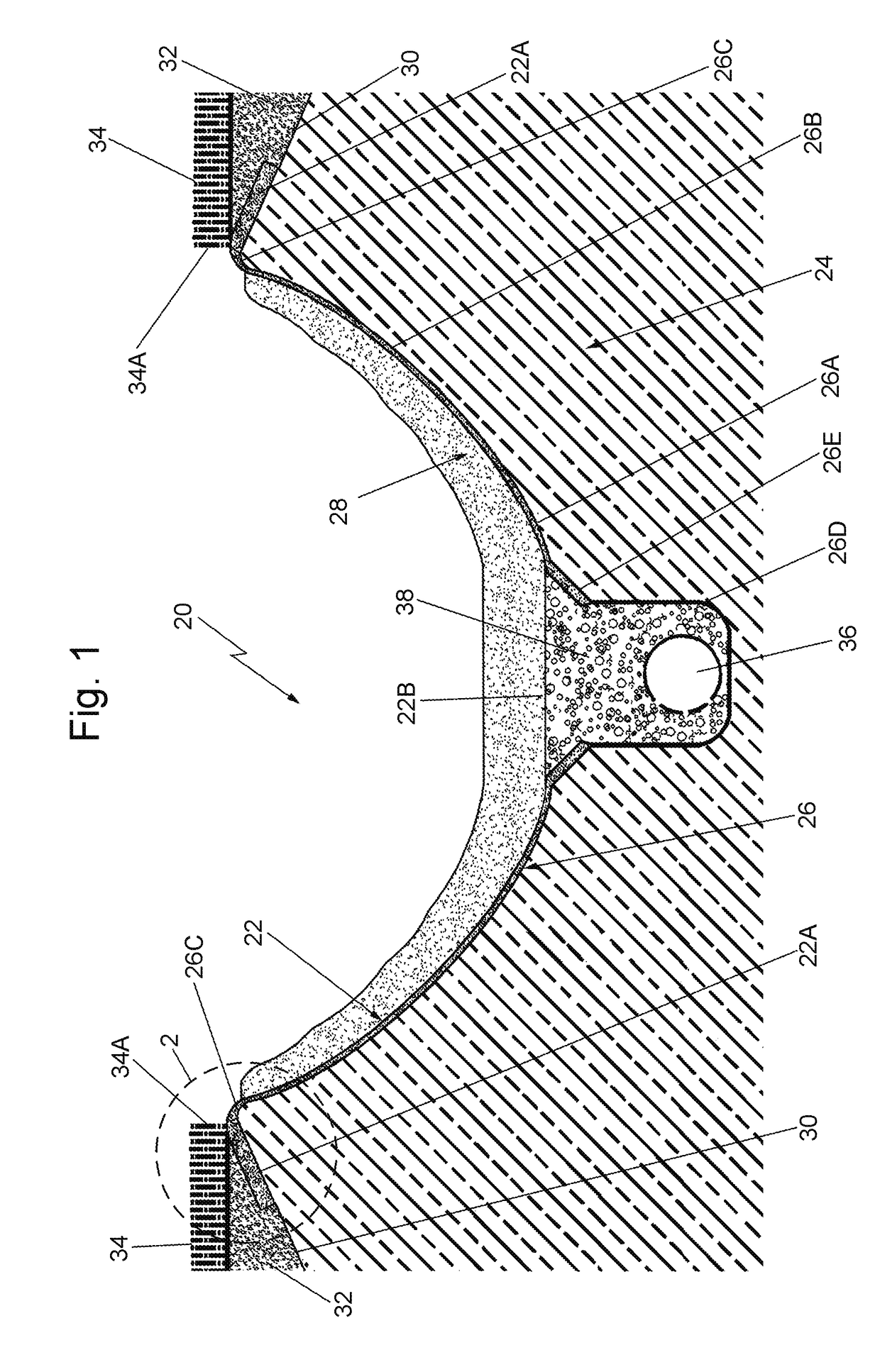 Golf course sand bunker with liner and method of making the same