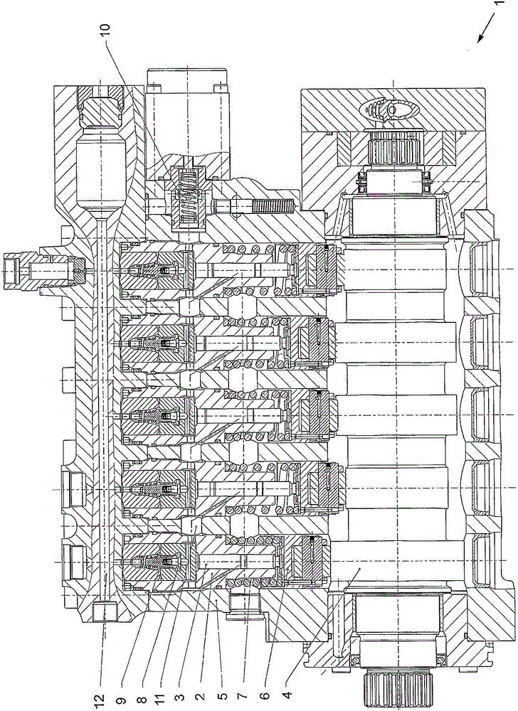 Component which conducts high-pressure medium