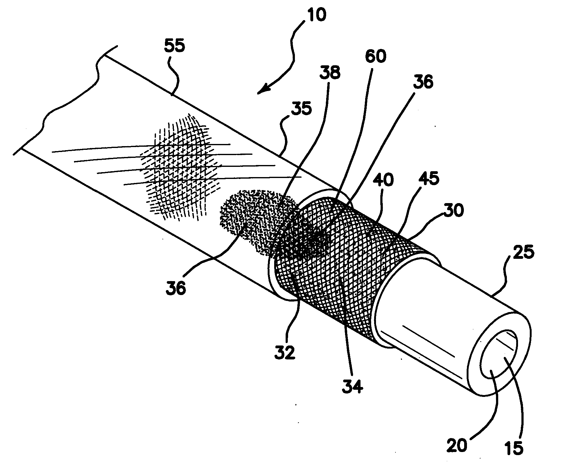 Method of making reinforced flexible hose with leakage indicator