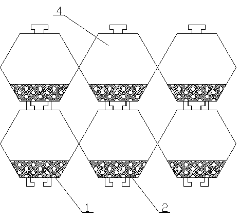 Vegetative component with slow release fertilizer efficiency and water retention function and preparation method of vegetative component