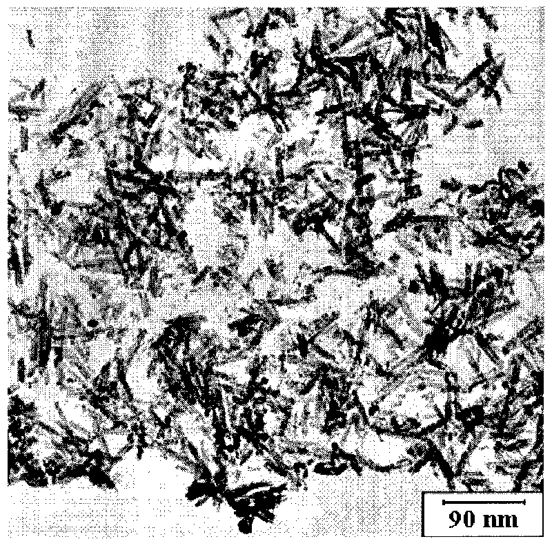 Industrialized process for preparing cerium oxide nano-rods doped with rare earth elements