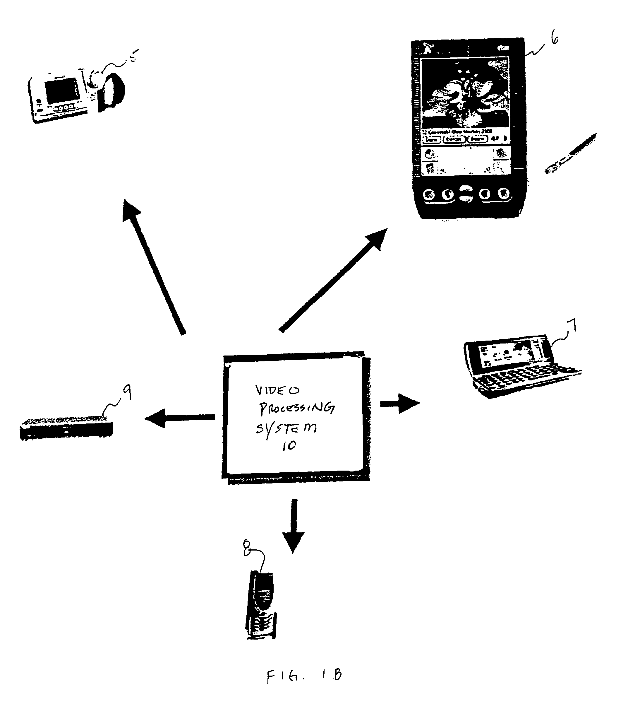 Cell array and method of multiresolution motion estimation and compensation