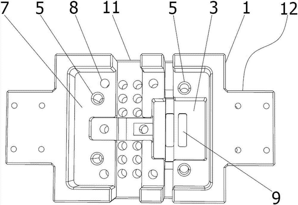 Welding jig and automobile lamp manufacturing method