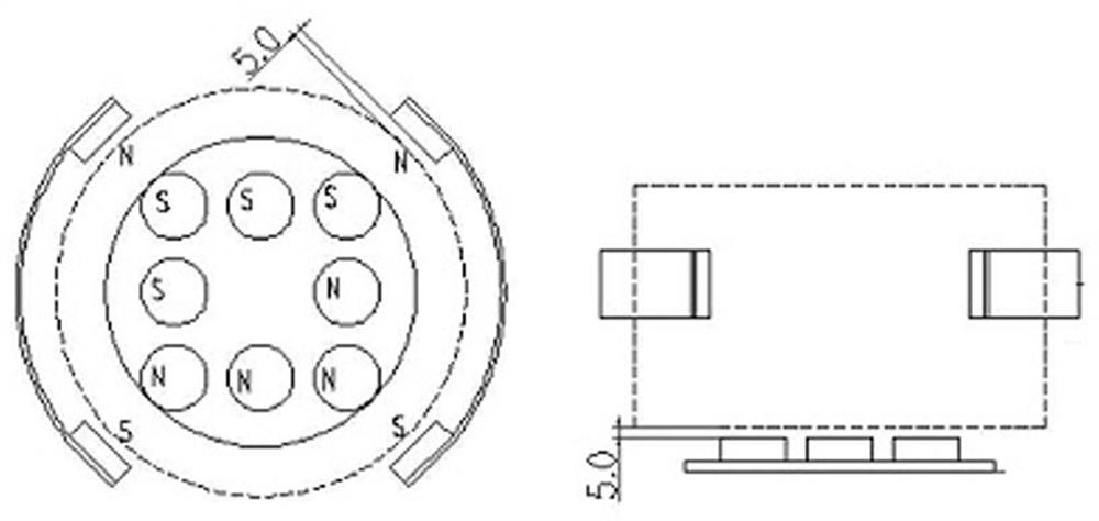 Ultra-high-speed rotating cylinder type permanent magnet polishing device