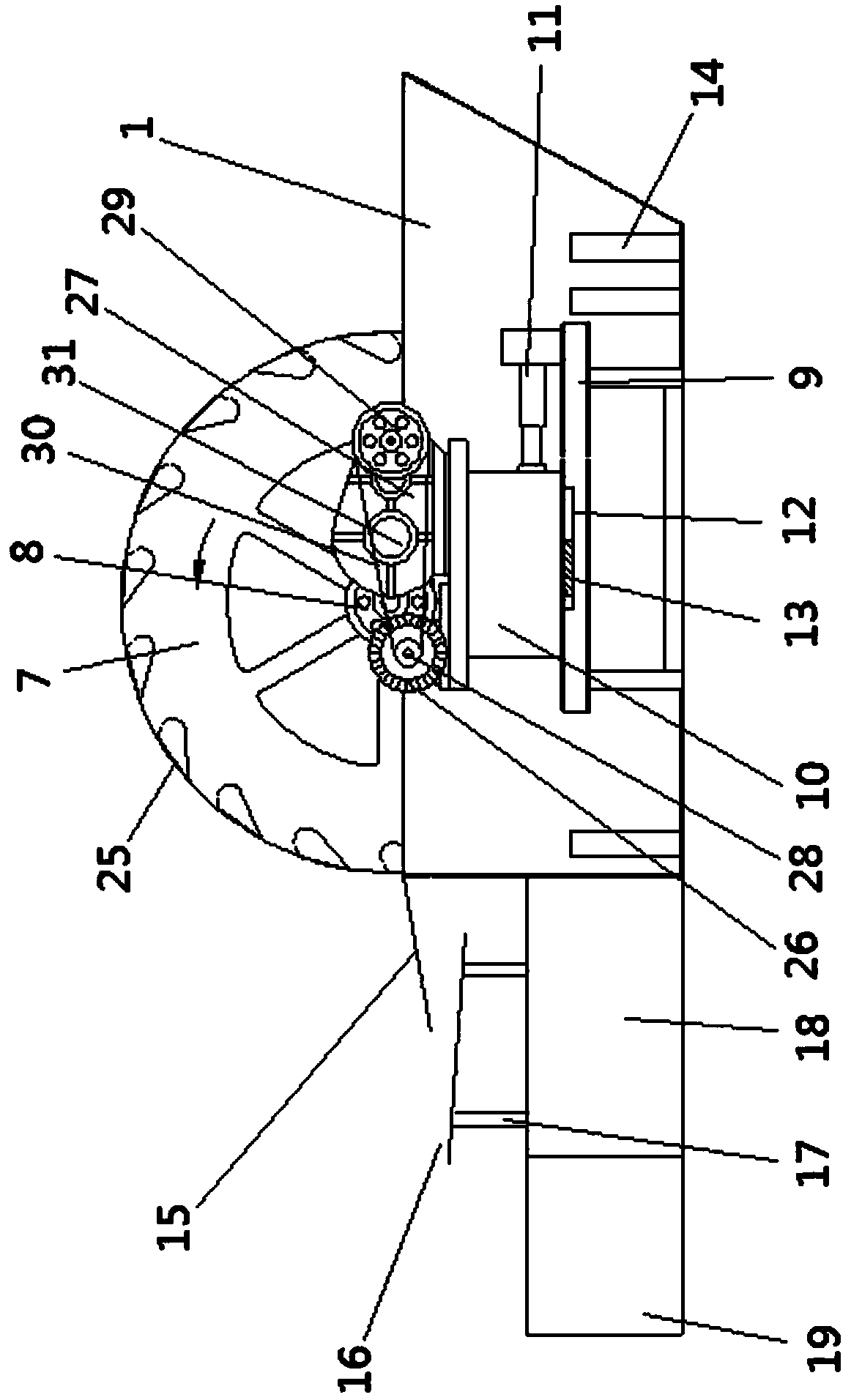 Sand washing device good in sand washing effect