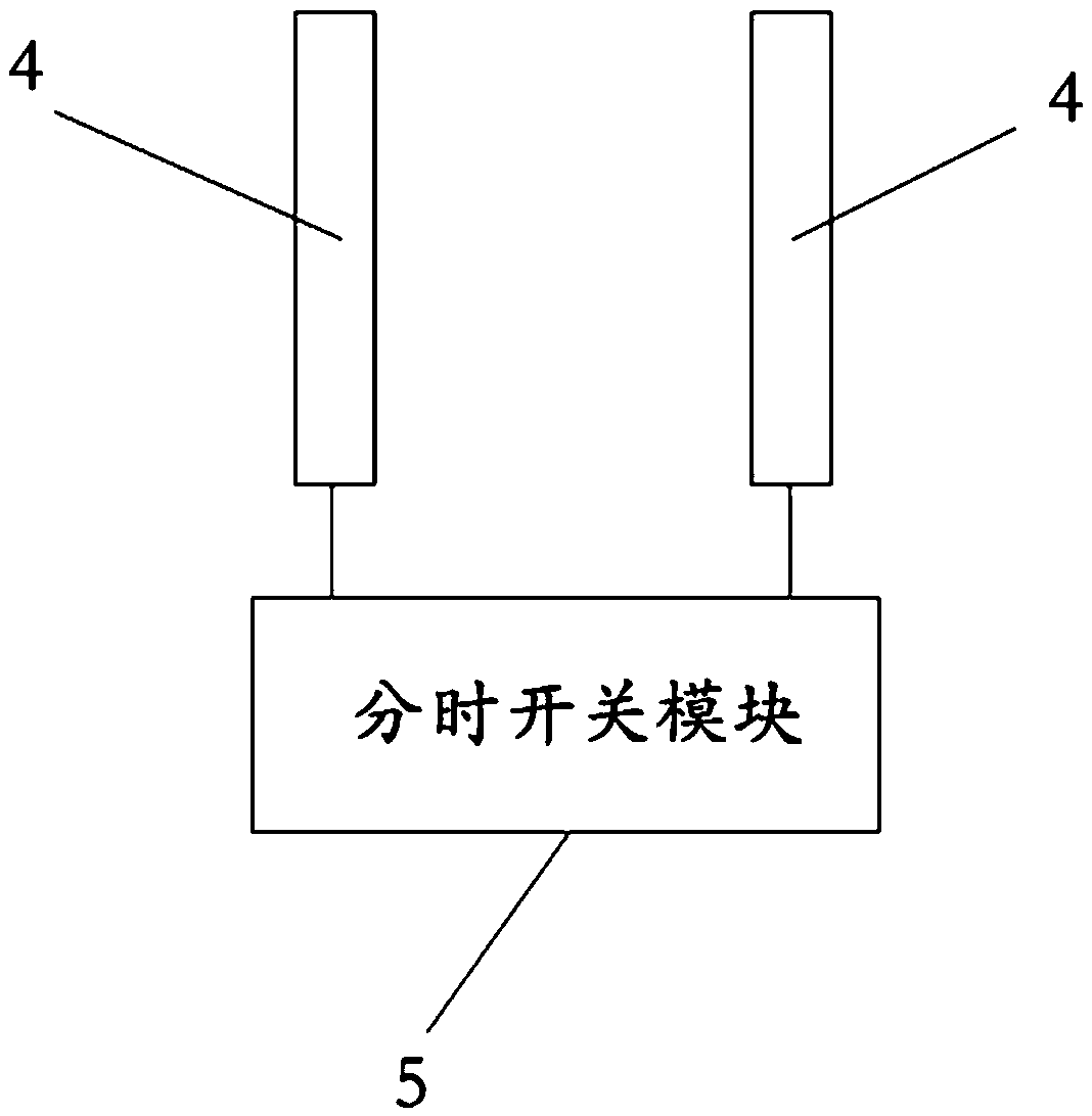 On-board vertical-fin conformal omnidirectional antenna