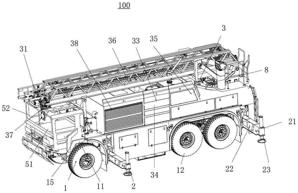 Fire truck and its control method