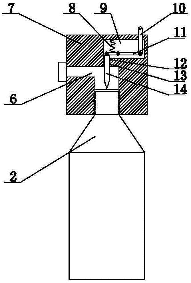 Falling prevention quick-opening and slow-descending device and falling prevention quick-opening and slow-descending method for climbing pole tower in power system