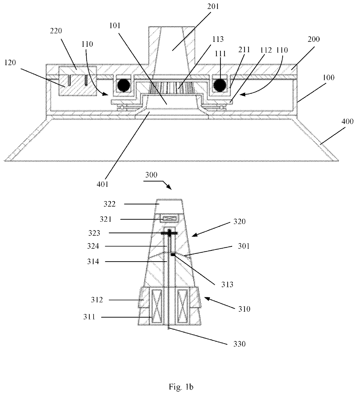 Junction structure for lowering lighting using unmanned aerial vehicle