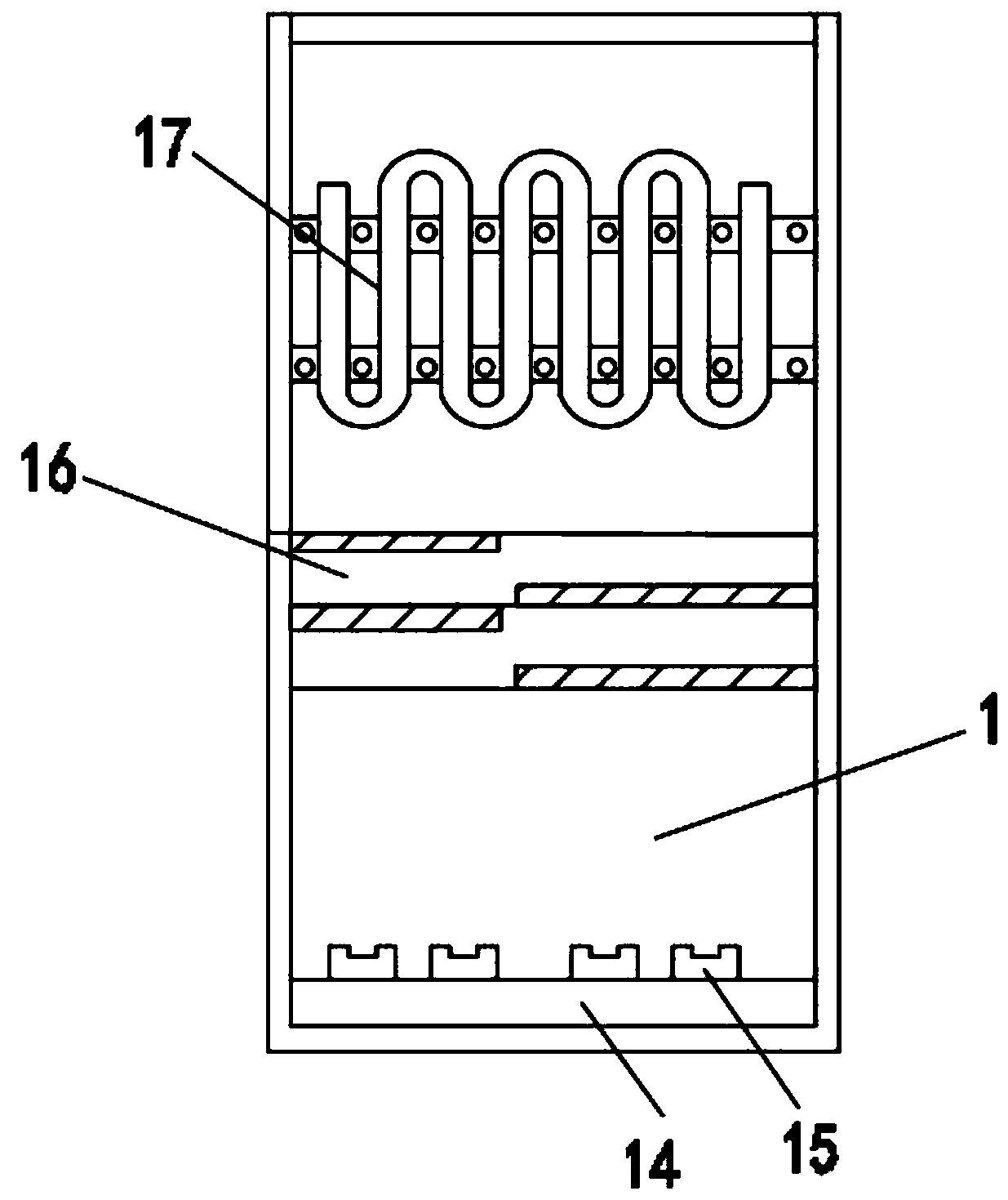 Industrial waste gas treatment process and treatment apparatus