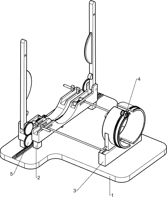 A thermal insulation pipe skin cutting device