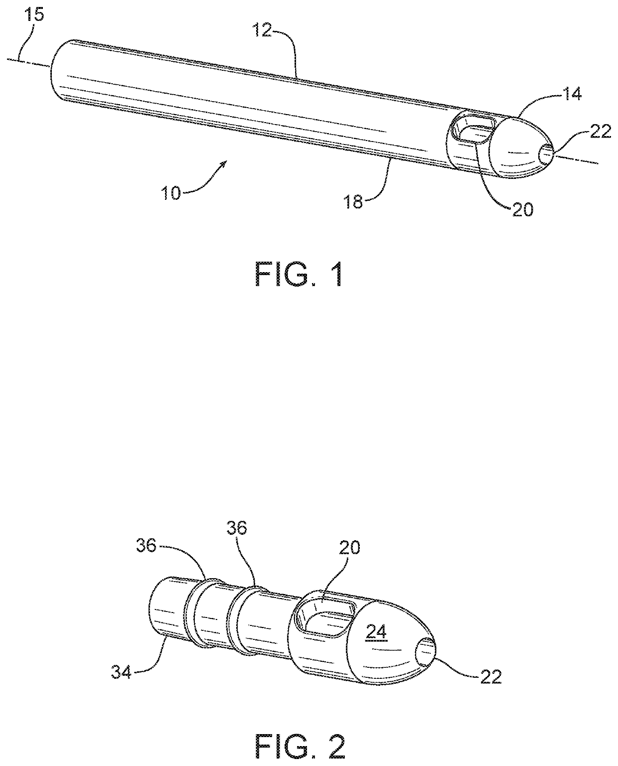 Tube assembly and dissolvable tip