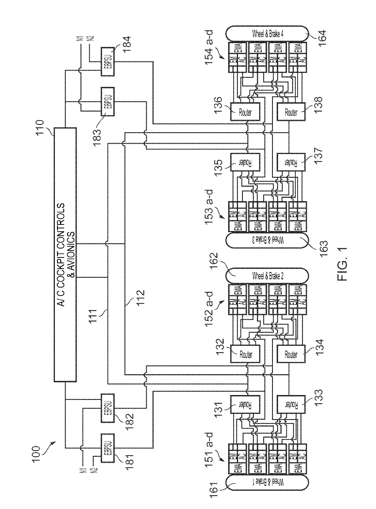 Aircraft electric braking system