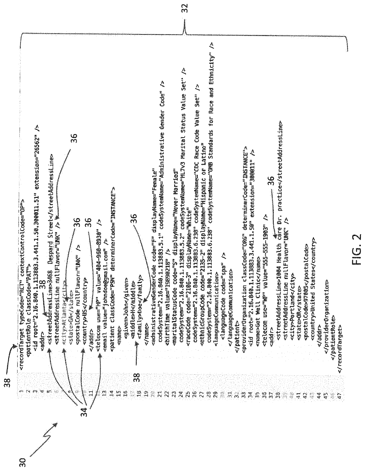 Automated systems and methods for textual extraction of relevant data elements from an electronic clinical document